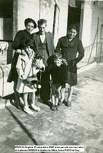 ORAN -St-Eugene avec famille Ferron 1947 